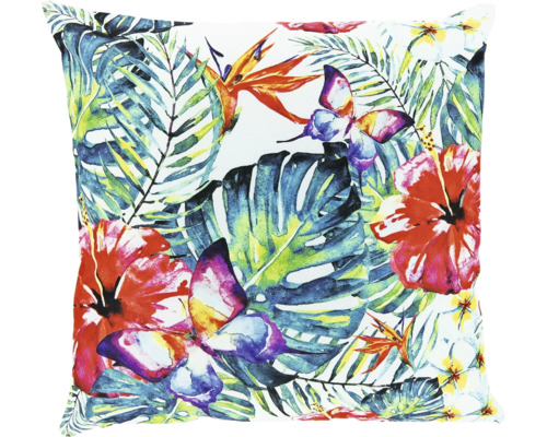 Outdoor Kissen Unique Living Sharon Blumen grün 45x45 cm