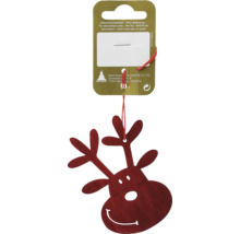 Dekorativer hängender Elch aus Holz