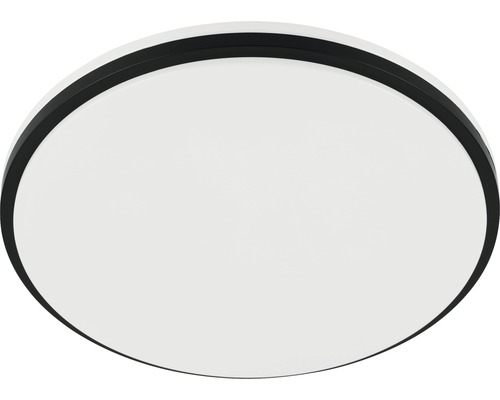 LED Deckenleuchte Eglo 20W HxØ 65x340 mm schwarz/weiß (75438)