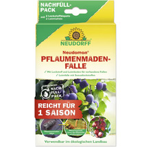 Neudorff Neudomon Pflaumenmadenfalle Nachfüllpackung mit Lockstoffdepots und Leimtafeln für eine Saison