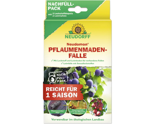 Nachrüst-Set für Schädlingsfalle Neudorff Neudomon Pflaumenmaden-Falle, ausreichend für 1 Saison Nachrüst-Set für Schädlingsfalle Neudorff Neudomon Pflaumenmaden-Falle, ausreichend für 1 Saison