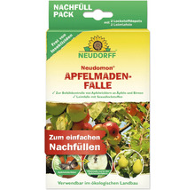 Neudorff Neudomon Apfelmaden-Falle Nachfüllpackung ohne Insektizide mit Lockstoffdepots und Leimtafeln zur Befallskontrolle von Apfelwicklern an Äpfeln und Birnen