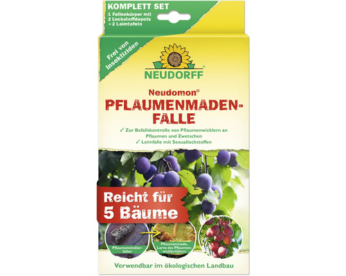 Schädlingsfalle Neudorff Neudomon Pflaumenmaden Falle