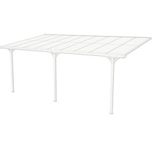 Freistehendes Carport mit Flachdach und vier Pfosten