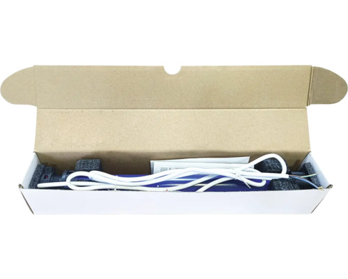 Rollladenmotor in geöffneter Verpackung