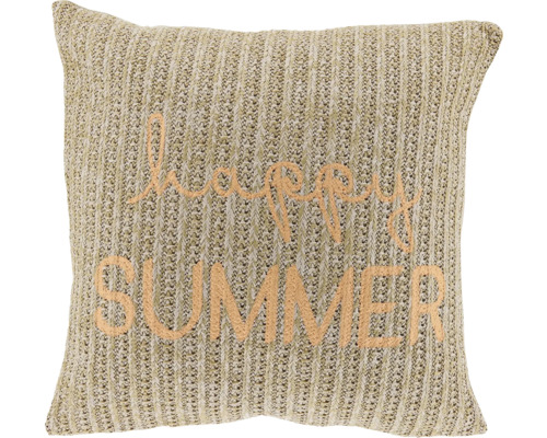 Dekokissen Unique Living Happy Summer orange 45x45 cm