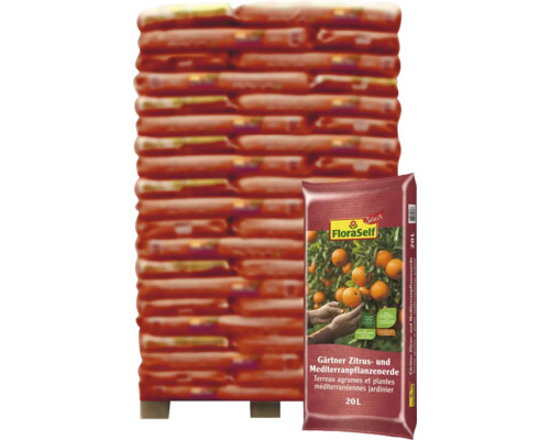 Zitruserde & Mediterranpflanzenerde FloraSelf Select 120x20 L (= 2,4 m³) Palette inkl. Lieferung Zitruserde & Mediterranpflanzenerde FloraSelf Select 120x20 L (= 2,4 m³) Palette inkl. Lieferung