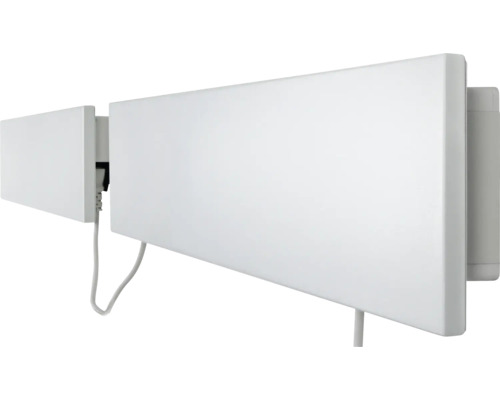 Weiße Infrarotheizung für Wandmontage mit Kabel