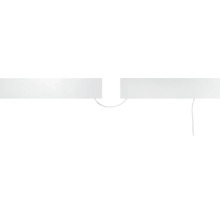 Zwei weiße LED-Wandleuchten
