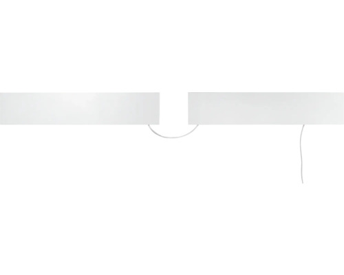 Zwei weiße LED-Wandleuchten