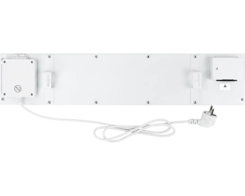 Infrarotheizung mit Anschlussdose und Stecker