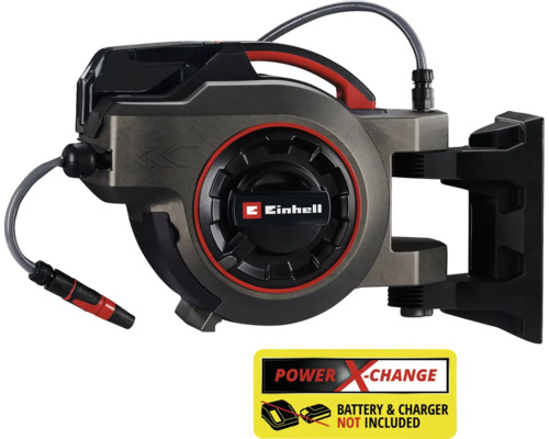 Akku-Schlauchtrommel Einhell GE-HR 18/30 inkl. 30 m Schlauch und Gartenspritze, ohne Akku 18 V und Ladegerät
