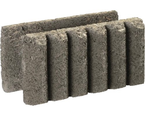 Durisol Lärmschutzstein DSI25/13 Welle anthrazit 50x25x25 cm Durisol Lärmschutzstein DSI25/13 Welle anthrazit 50x25x25 cm
