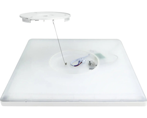 Quadratische LED-Deckenleuchte mit Aufhängung zur Installation