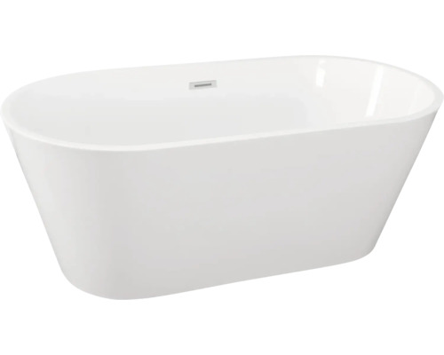 Freistehende Badewanne Sanotechnik York 75x170x58 cm weiß glatt Freistehende Badewanne aus Sanitäracryl