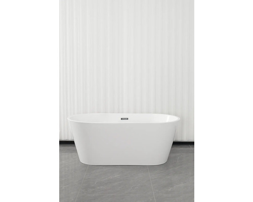 Freistehende Badewanne im Badezimmer