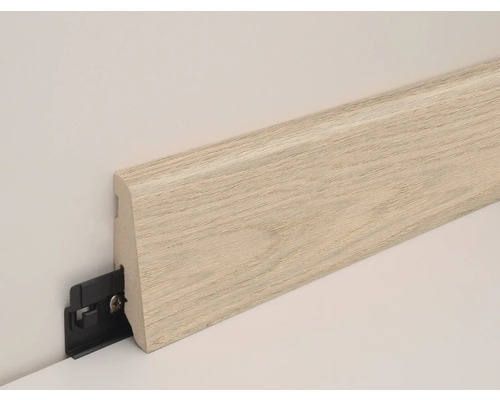 Sockelleiste mit Clip-Befestigung