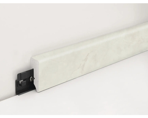 Sockelleiste mit Befestigungsclip