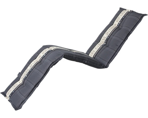 Gepolsterte Gartenliegenauflage mit Muster