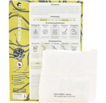 Verpackung von Nemamax zur biologischen Bekämpfung von Dickmaulrüssler Larven