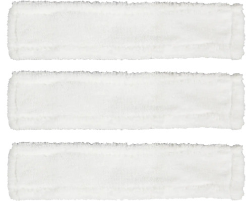 Ersatz-Mikrofaserpad Wischbezug Einhell Mikrofaser, passend für den Akku-Fensterreiniger BRILLIANTO Drei Fensterwischerbezüge aus Mikrofaser