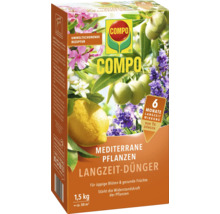 COMPO Mediterrane Pflanzen Langzeit-Dünger, 1,5 Kilogramm Packung