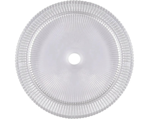 Runde Lampenabdeckung aus Glas
