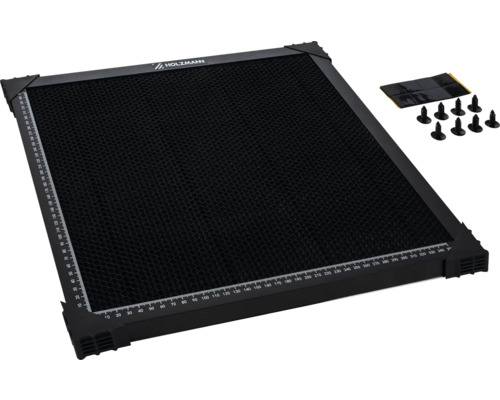 Holzmann Logo Laserschneidgittertisch mit Zubehör