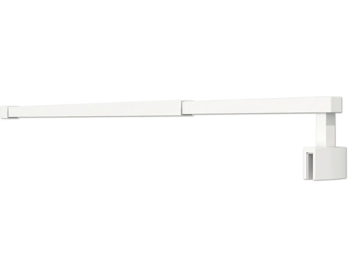 Stabilisationsbügel Form & Style Modena eckig 730 - 1200 mm ausziehbar weiß matt Gardinenstange zur Wandmontage