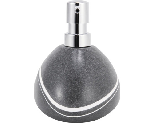 Seifenspender aus Stein mit Chrompumpe