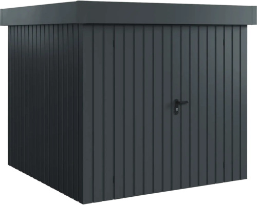 Gartenschrank aus Metall mit Tür und Griff