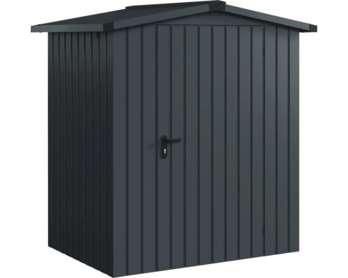 Metall Gerätehaus mit Tür und Satteldach