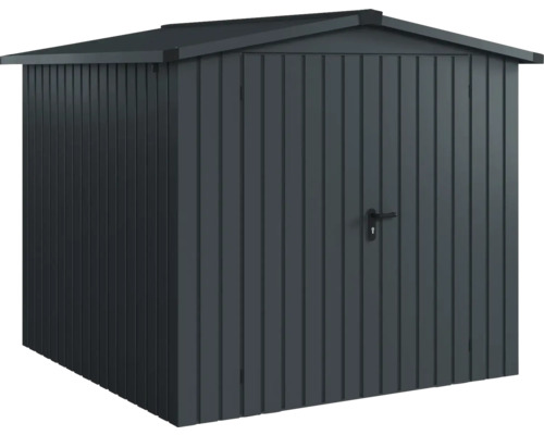 Metall Gerätehaus mit Tür und Dach