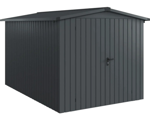 Metall Gerätehaus mit Tür und Satteldach
