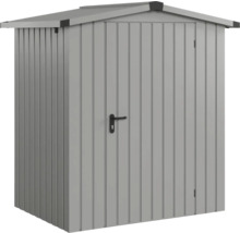 Geräteschuppen aus Metall mit Tür und Griff