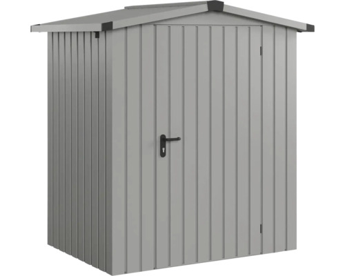 Geräteschuppen aus Metall mit Tür und Griff