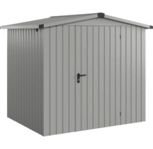 Gartenschrank aus Metall mit Tür und Dach