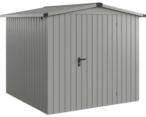 Gartenschrank aus Metall mit Tür