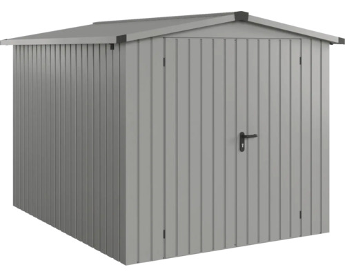 Metall Gerätehaus mit Tür und Giebeldach