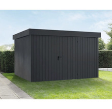 Gartenschrank aus Holz auf Rasen