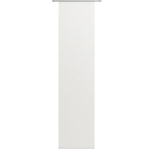 Weiße Stoffrollos mit silberner Metallschiene