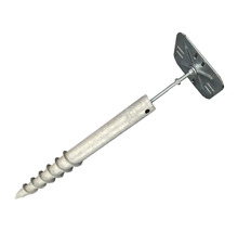 Erdanker mit Tellerkopf für Befestigungen im Außenbereich