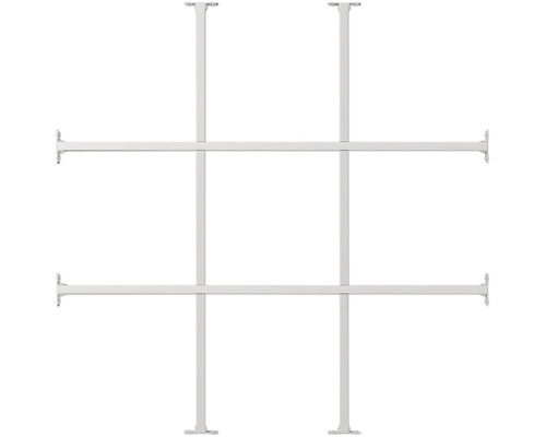 Rasterdecke mit Rahmenstruktur