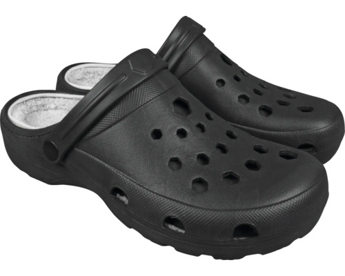 Paar gefütterte Clogs mit Löchern