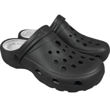 Schwarze Clogs mit Futter