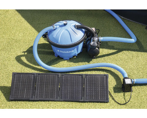 Steinbach Filteranlage mit Solarmatte zur Poolreinigung