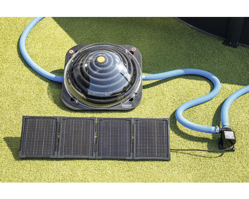 Schwimmbad Solarheizung mit Pumpe und Schlauch