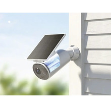 Überwachungskamera mit Solarpanel zur Aussenmontage