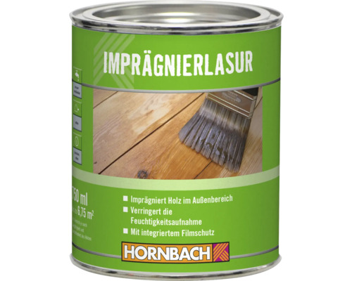 HORNBACH Imprägnierlasur - schützt vor Pilzbefall und Anstrichbläue - farblos 750 ml HORNBACH Imprägnierlasur - schützt vor Pilzbefall und Anstrichbläue - farblos 750 ml