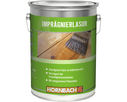 HORNBACH Imprägnierlasur - schützt vor Pilzbefall und Anstrichbläue - farblos 5 L HORNBACH Imprägnierlasur - schützt vor Pilzbefall und Anstrichbläue - farblos 5 L